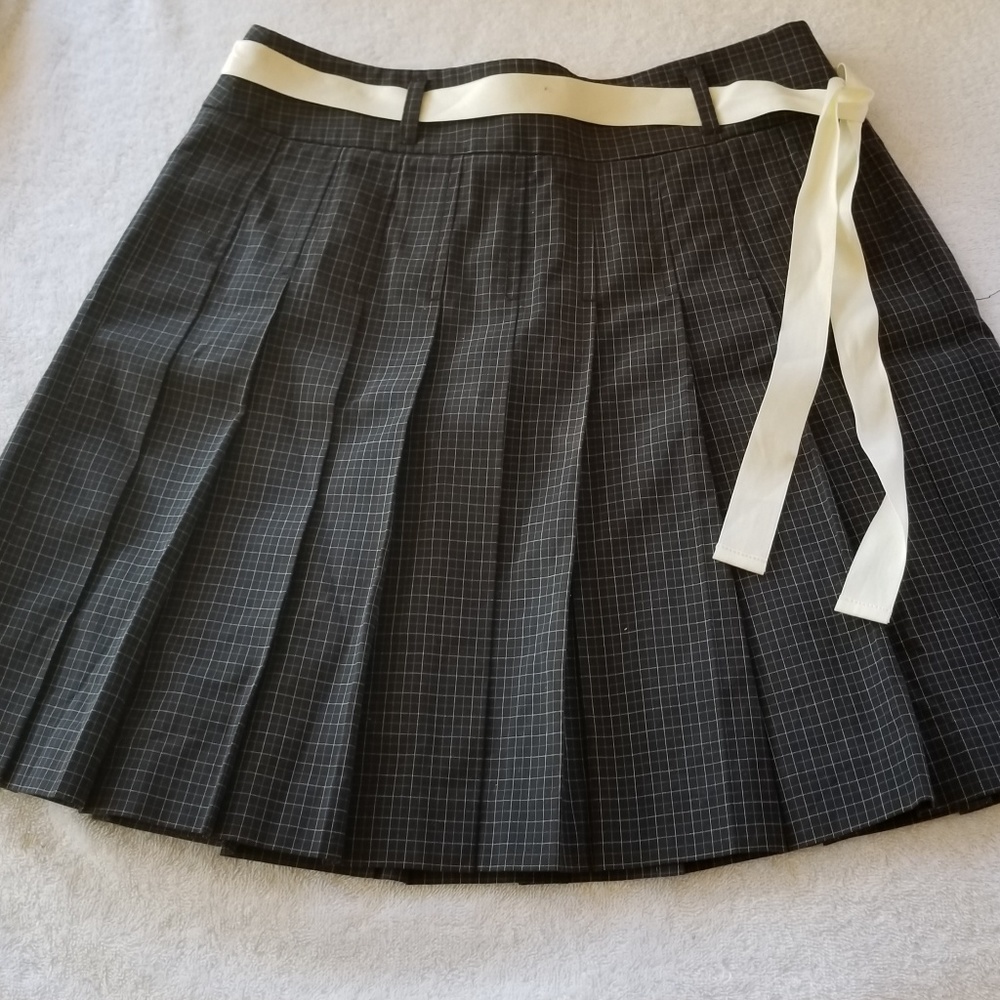 J.Crew pleated knee-length skirt